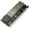 Futheda M-Key PCIe Adattatore M.2 NVME SSD a PCI Express Adattatore Scheda di Supporto PCIe X4 X8 X16 Slot, Supporto M.2 SSD 2230 2242 2260 2280