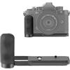 Haoge Zf MHG-ZFB - Impugnatura per fotocamera Nikon ZF Zf con impugnatura laterale ergonomica in silicone, piastra Arca Swiss Type per DJI RS2/RS-C2/RS3/RS3-PRO/RS3, mini stabilizzatore cardanico