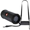 Yaowanguan Custodie e cover per JBL Flip Essential 2 Casse portatili Bluetooth, Custodia da Viaggio Protettiva Portatile Flip Essential 2 Custodia in Silicone (Nero)