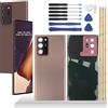 YHX-OU 6.9'' Bronzo Copribatteria per Samsung Galaxy Note20 Ultra 5G Galaxy Note20 Ultra Copri Batteria Sostituzione Posteriore Ricambio Posteriore Back Cover + Strumento di Installazione