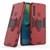 MaiJin Compatibile con Galaxy A9 (2018) Cover, Custodia Armor Anello Cavalletto (Funziona con il Supporto Magnetico per Auto) Case Paraurti per Samsung Galaxy A9 2018 (Rosso)