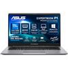 ASUS ExpertBook P1 Notebook, Intel Core 3 100U, 16GB DDR5, SSD 512GB NVMe PCIe 4.0, Display 15,6 FHD Antiriflesso, USB-C Gen2, LAN RJ45, Wi-Fi 6, Bluetooth 5.4, Windows 11, 24 Mesi Garanzia