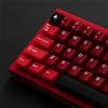Sumgsn 164 tasti PBT Doubleshot Keycaps Cherry Profile Red Jelly Keycaps Set adatto per 60% 65% 75% 95% tastiera meccanica Cherry Mx Switch