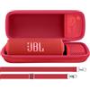 Aenllosi per Casse Bluetooth Portatili JBL Flip 7/Flip 6/Flip 5 Custodia Protettiva Rigida,Solo Custodia (Rosso)