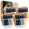 Starlet24 20x Cartucce d'inchiostro Compatibili con Canon PGI-570 CLI-571 | per Canon Pixma MG5700 MG5750 MG5751 MG5752 MG5753 MG6800 MG6850 MG6851 TS5000 TS5050 TS5051 TS5053 TS5055 TS6051 TS6052