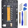 Double Sure Tablet Full LCD Display Touch Digitizer Screen Replacement for LTE Version Samsung Galaxy Tab A7 Lite Tab A7 Lite LTE with Screen Frame Black 8.7