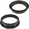 tomzz Audio 2803-017 Anelli per altoparlanti staffe adattatore compatibile con Audi A4 A5 porta anteriore per altoparlanti DIN 200mm