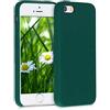 kwmobile Cover per Apple iPhone SE (1.Gen 2016) / iPhone 5 / iPhone 5S Custodia - Back Case per Smartphone in Silicone TPU - Protezione Gommata - verde bottiglia