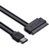 chenyang CY - Doppia alimentazione da 50 cm, 12 V e 5 V, eSATAp, potenza eSATA USB 2.0, Combo a cavo SATA 22 pin per hard disk 2.5, 3.5
