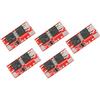 TECNOIOT 5 pezzi 1S 10A 4.2V Li-ion Lithium 18650 BMS PCM Scheda di protezione della batteria di ricarica