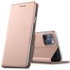Verco case per iPhone 12 Mini Cover, Custodia a Libro Pelle PU per Apple iPhone 12 Mini [5.4] Booklet Protettiva [magnetica integrata], Rosa