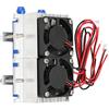 Cuifati Dispositivo di Raffreddamento Ad Aria 12V 144W, di Raffreddamento Termoelettrico Peltier, Kit di Raffreddamento a Refrigerazione a Semiconduttore per Frigorifero
