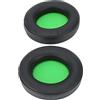 VBESTLIFE Cuscinetti per Cuffie, 1 Paio Cuscinetti Auricolari in Spugna di Ricambio per Cuscini in PU, per Razer Kraken Pro V2 7.1 V2, Accessori per Cuffie (Verde)