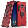 MaiJin Compatibile con Galaxy Note 9 Cover, Custodia Armor Anello Cavalletto (Funziona con Il Supporto Magnetico per Auto) Case Paraurti per Samsung Galaxy Note9 (Rosso)