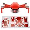 WRAPGRADE Skin set di adesivi compatibile con DJI Mini 2 (SUPER RED)