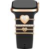 EIHAIHIS Bling Anelli Decorativi Loop per Cinturini Apple Watch 38mm 40mm 41mm 42mm 44mm 45mm 46mm 49mm, Ciondoli in Metallo Cinturini per Accessori per iWatch 11 10 9 8 7 6 5 4 3 2 1 SE 3/2/1 Ultra 3/2/1