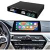 Ninetom Wireless Carplay e decoder Android Auto kit di retrofit per BMW serie 1/2/3/4/5/6/7/X1/X2/X3/X4/X5/X6 2017-2020 con sistema EVO, supporta Mirrorlink, navigazione, Siri, fotocamera