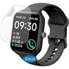 Frgnie Pellicola protettiva compatibile con TOOBUR Smartwatch 1,95 (6 pezzi) HD flessibile TPU IDW16 pellicola protettiva
