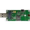 EXVIST Adattatore USB 5G LTE M.2(NGFF) a USB3.0 Dongle W/NANO SIM Card Slot Type-C DC5V Input Compatibile con 5G LTE Module come Quectel RM500Q ecc.