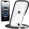 caslord Trasparente Cover con Cordino per iPhone 16e/17e | 1,6 m Regolabile | Antiurto | Anti-ingiallimento | Anti-Graffio | Nero