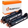 Bubprint 2 Toner compatibili con HP 44A CF244A Nero 1.000 pagine | Per LaserJet Pro M15a M15w M17a M17w MFP M28a M28w