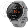 MEMELOKA Vetro Temperato per Garmin Forerunner 255s, 3 Pezzi [Anti-Impronta][Senza Bolle] Durezza 9H Antigraffio HD Pellicola Protettiva Garmin Forerunner 255s