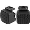 Haofy Coppia di Altoparlanti Audio per Auto Quadrati Super Power Coassiali Stereo Universali 12V