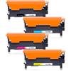 Jhaan CLT-P406C P406C 406S - Toner compatibile per Samsung C460W CLX 3305 C410W CLP-365 C460FW CLX-3300 CLP-360 (1 nero, 1 ciano, 1 magenta, 1 giallo, confezione da 4)