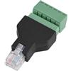 Zerone Connettore RJ12 6P6C Maschio con Vite per CCTV - Adattatore per Sistemi di Sorveglianza, Cavi di Alimentazione e Trasmissione Dati, Compatibile con DVR/NVR, Facile da Installare