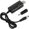 CERRXIAN Cavo convertitore step-up USB da 5V a 9V 12, USB 5V 2A Boost a DC5525 Adattatore di alimentazione trasformatore step-up 9V/12V 0,8A, con convertitore DC35135, con display a LED-0,8M