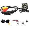 Fllyvly Telecamera di Retromarcia con Visione Notturna Super 12 LED,telecamera posteriore auto IP67 Impermeabile, 170° Grandangolare, Telecamera Posteriore per Auto per Sicurezza e Parcheggio