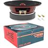 GK SOUND KIT SET PER DS 18 PRO-X6.4BM 1 midrange altoparlante da 16,5 cm 165 mm 6,5 di diametro 250 watt rms e 500 watt max 4 ohm sensibilità di 95 db, per auto, 1 pezzo + faston omaggio