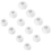 Chofit Tappi auricolari compatibili con cuscinetti JBL Wave Beam, in morbido silicone, ricambio per auricolari, 3 misure, 6 paia (bianco)
