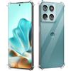 GIOPUEY Cover Compatibile con Motorola Edge 60 PRO, TPU Ultrasottile HD Case, Protezione del Cuscino d'Aria - Trasparente