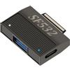 xiwai USB3.1 Type-A e Type-C USB-C 15V a Magnetic Data Charge Adapter SF532 per Surface Pro9 Pro8 Pro7 Pro6 Pro X Go Book