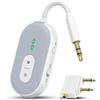 OQIMAX Trasmettitore Ricevitore Bluetooth 5.3 per Aereo, Adattatore Audio Bluetooth AptX, RCA, Bassa Latenza, Doppia Connessione, 18H, Trasmettitore HiFi per Cuffie, TV, Altoparlante