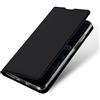 COPHONE - Cover Compatibile Huawei NOVA 5T in Pelle Nera. Custodia a portafoglio in pelle con chiusura magnetica per NOVA 5T
