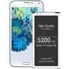 WAEUUKKPO Batteria di ricambio per Galaxy S5, 5200 mAh, per Samsung Galaxy S5/S5 Active, G900A AT&T, SM-G900V, G900F, G900H, G900R4, I9600, EB-BG900BBE, EB-BG903BBE