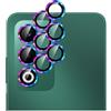 GIOPUEY 2 Pezzi Pellicola Fotocamera Compatibile con Oppo A5/A5 5G/A5m, [Protezione Completa][Doppia Protezione] Metallo + Vetro Temperato, Protezione Fotocamera - Colorful