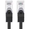 1aTTack.de® Cavo ethernet Gigabit categoria 7 con plug RJ45 categoria 6a (doppia schermatura), 500 MHz Nero / 1 pz 0,5 m