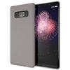 NALIA Custodia Silicone Neon per Samsung Galaxy Note 8 - Soft-Touch & Segnale Neon - NEONSHOCK (Cover Protettiva) - Marchio Tedesco, Colore:Grigio