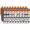 Supply Guy 10 cartucce compatibile con Canon PGI-9 Multipack per Pixma PRO 9500 PRO 9500 MARK II PRO 9500 Series