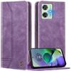 FMPCUON Compatibile con Motorola Moto G54 Cover, Flip case Custodia Portafoglio in Pelle Slot [Chiusura Magnetica] Cover per Motorola Moto G54, Porpora