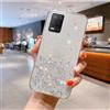 PAIX Custodia Compatibile con Realme 8 5G/Realme Nrazo 30 5G Cover Trasparente Brillantini Stellari Sottile Antiurto in TPU