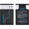 DuraPro 2Pakcs A051 - Batteria per Fritz!Fon C6 Telekom Sinus 806, Snom M65, Telefunken FHD 170/5