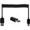 JSER Cavo dati estensibile USB-C 3.1 maschio a USB 2.0 A maschio standard 480 Mbps nero 100 cm compatibile per telefono