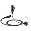 UAYESOK Walkie Talkie - Auricolare radio di sicurezza con grande microfono PTT per Motorola DP4400 DP3400 DP3400e DP4600e DP4800 DP4801e XPR6350 XPR6550 con tubo acustico ad aria accessori radio a 2