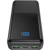 Coblob Power Bank, 27000mAh 30W Fast Charge Powerbank Portatile, PD3.0 QC4.0 USB C(Ingresso/Uscita) Ricarica Rapida Caricatore, Batteria Esterna Compatibile Viaggi, Affari, Attività all'Aperto,ecc.