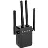 XTVTX Amplificatore WLAN, ripetitore WLAN con 4 antenne, 300 Mbit/s, WiFi Extender Booster con modalità ripetitore/AP, amplificatore Internet con connessione Ethernet per collegare tutti i dispositivi WLAN