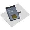 mungoo mach mal anders ... mungoo, Batteria originale per Nokia, modello BL-4CT, per Nokia 2720 Fold, 5310, 6600 Fold, 6700 Slide, 7210 Supernova, 7230, 7310 Supernova, X3; con panno di pulizia per display